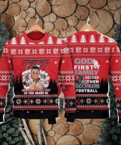 Tom Brady Tampa Bay Buccaneers Christmas Ugly Sweater