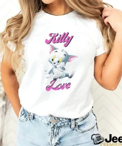 Tom Kitty Love cartoon shirt