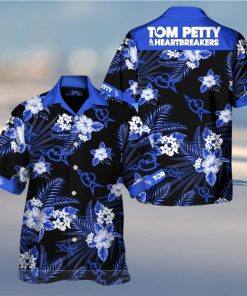 Tom Petty And The Heartbreakers Blue Hawaiian Shirt