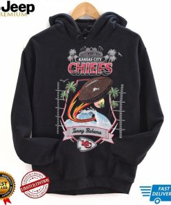 Tommy Bahama Black Kansas City Chiefs Tidal Kickoff Camp Shirt