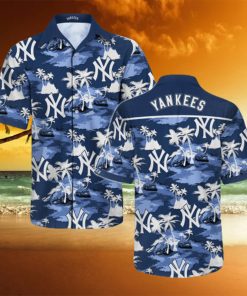 Tommy Bahama New York Yankees Hawaiian Shirt