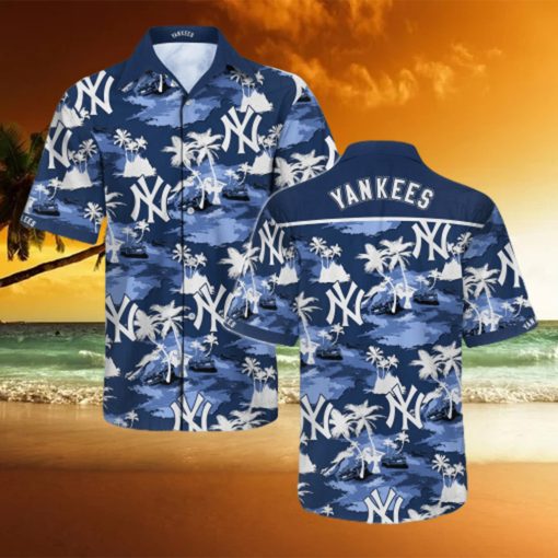 Tommy Bahama New York Yankees Hawaiian Shirt