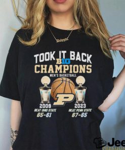 Took It Back Big Champions Men’s Basketball Beat Ohio State Beat Penn State Shirt