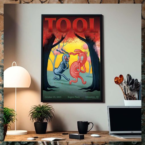 Tool Edmonton AB Tonight At Rogers Place October 25 2023 Home Decor Poster Canvas