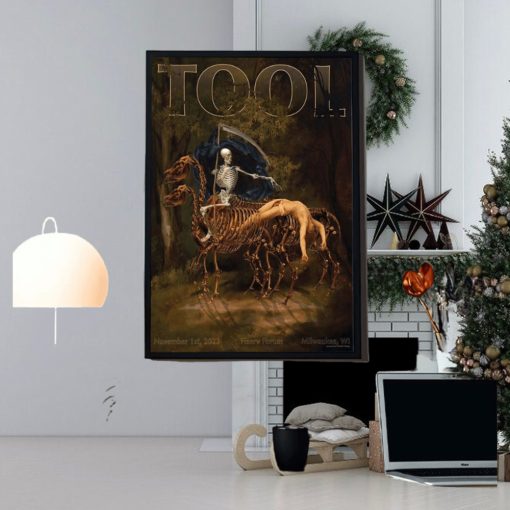 Tool Tonight In Milwaukee At Fiserv Forum On November 1st 2023 Exclusive Poster Canvas For Home Decor