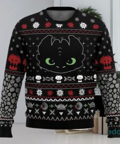 Toothless How To Train Your Dragon 3D Ugly Christmas Sweater Christmas Gift Ideas Party Gift