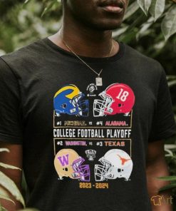 Top 4 team 2023 College Football Playoff Bracket Pinnacle Performance T Shirt