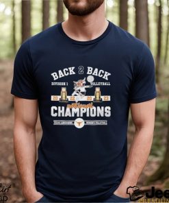 Top Back To Back Volleyball Champions Texas Longhorns T Shirt