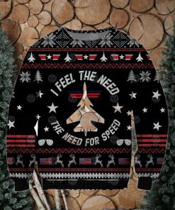 Top Gun I Feel The Need The Need For Speed Ugly Christmas Sweater