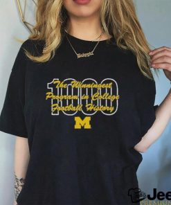 Top Michigan Wolverines 1,000Th Win The Winningest Program In College Football History Shirt