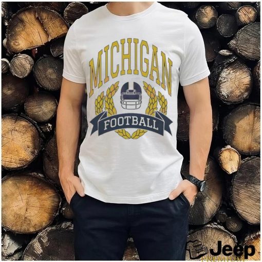 Top Retro Michigan Football Ncaa T Shirt