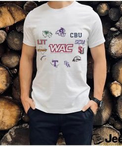 Top Western Athletic Conference WAC Conference White 11 Teams Logo 2023 Shirt