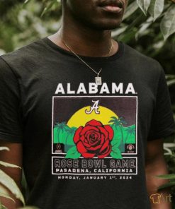 Top alabama Crimson Tide 2024 rose bowl game Pasadena California shirt