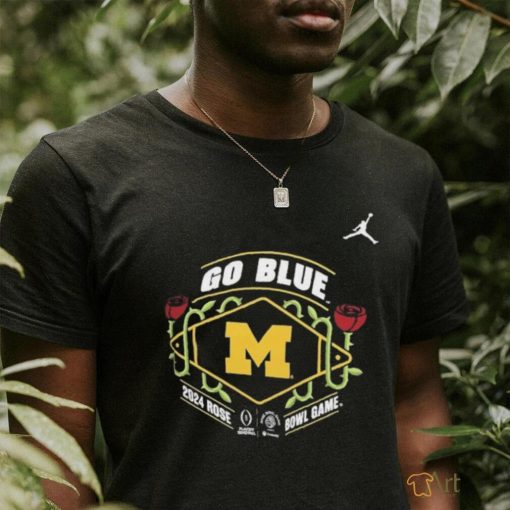 Top college Football Playoff Jordan 2024 #1 Michigan Rose Bowl Bound shirt