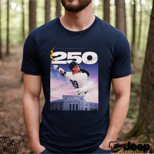 Top congrats aaron judge 250 home runs new york yankees shirt