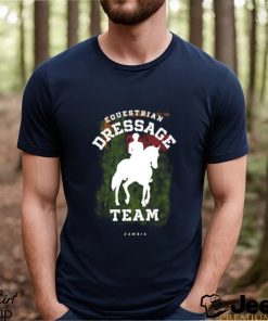 Top equestrian Dressage Zambia Horse Rider Vintage T Shirt