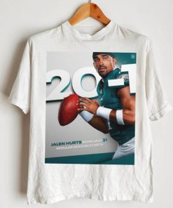 Top jalen Hurts in his last 21 regular season starts shirt