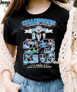 Top manchester City The Citizens Champions 2023 Thank You For The Memories shirt