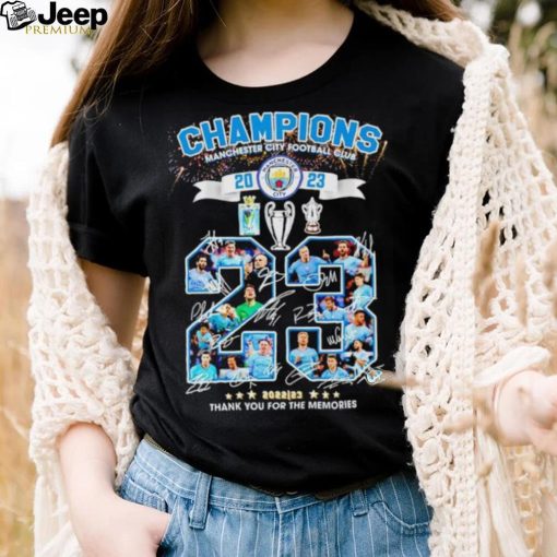 Top manchester City The Citizens Champions 2023 Thank You For The Memories shirt