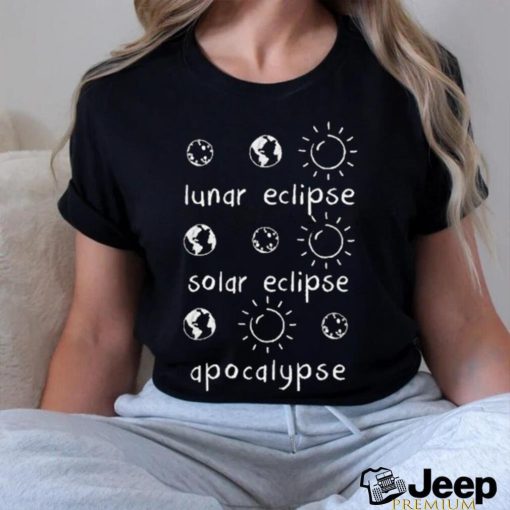 Top nice lunar solar eclipse and apocalypse 2023 shirt