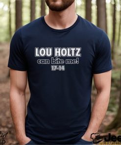 Top ohio State Lou holtz can bite me 17 14 shirt