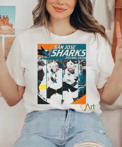 Top san jose sharks 2023 team wall calendar shirt