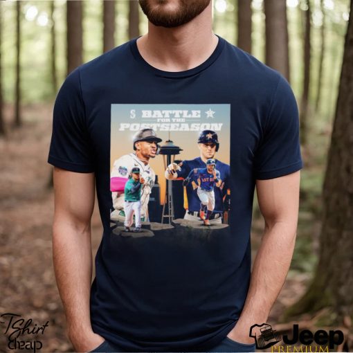 Top seattle Mariners Vs Houston Astros battle for the postseason 2023 shirt