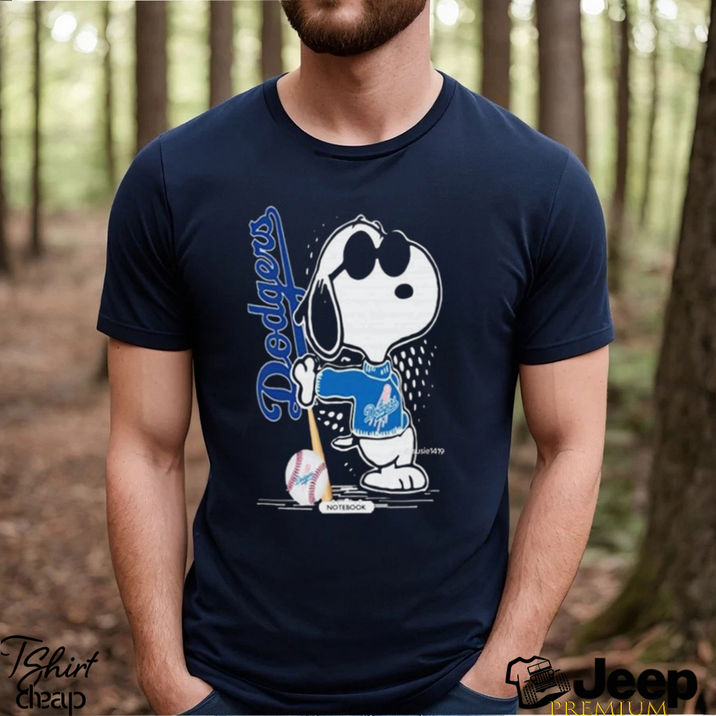 Top snoopy NL West Division Los Angeles Dodgers 2023 shirt - teejeep