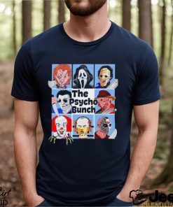 Top the psycho bunch horror character holiday celebrate halloween shirt