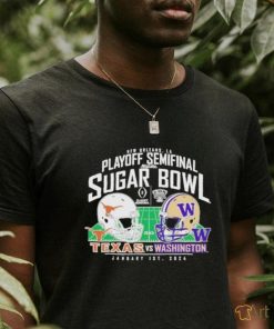 Top washington Huskies vs. Texas Longhorns New Orleans.LA Playoff semifinal Sugar bowl shirt