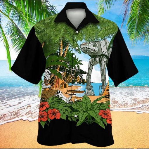 Topical Star Wars Scarif AT ST Hawaiian Shirt