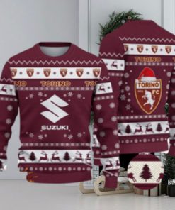 Torino Football Club 3D Ugly Christmas Sweater For Men And Women Sport Fans