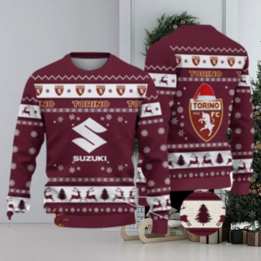 Torino Football Club 3D Ugly Christmas Sweater For Men And Women Sport Fans