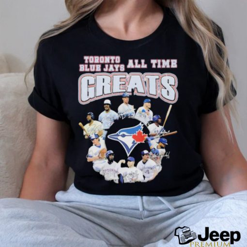 Toronto Blue Jays All Time Greats Signature T Shirt