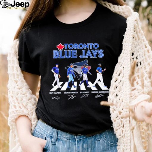 Toronto Blue Jays Team Abbey Road 2023 Signatures Shirt