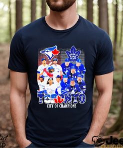 Toronto City Of Champions Toronto Maple Leafs And Toronto Blue Jays Team Player Shirt