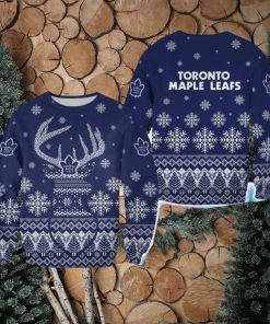 Toronto Maple Leafs Christmas Reindeer Cocoa 3D Sweater For Fans Gift Christmas