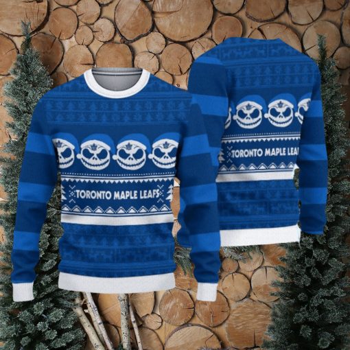 Toronto Maple Leafs Christmas Reindeer Pattern Limited Edition Ugly Sweater