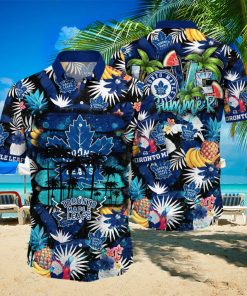 Toronto Maple Leafs NHL Hawaiian Shirt Hammockstime Aloha Shirt