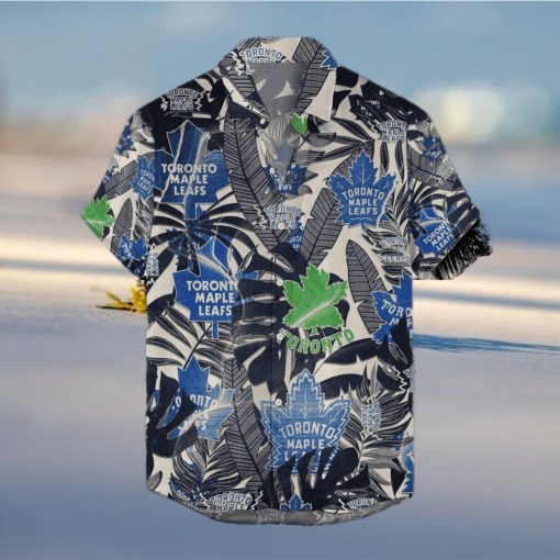 Toronto Maple Leafs Retro NHL 3D Hawaiian Shirt And Shorts For Men And Women Gift Fans