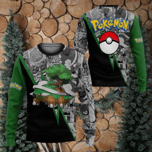 Torterra Torterra Anime Torterra Xmas Pocket Monster Gift Ugly Christmas Sweater For Men And Women