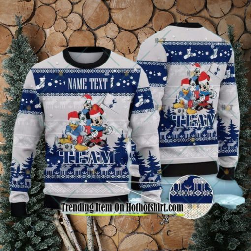 Tottenham Hotspur Disney Team Personalized Ugly Christmas Sweater