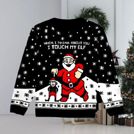 Touch My Elf Ugly Christmas Sweater