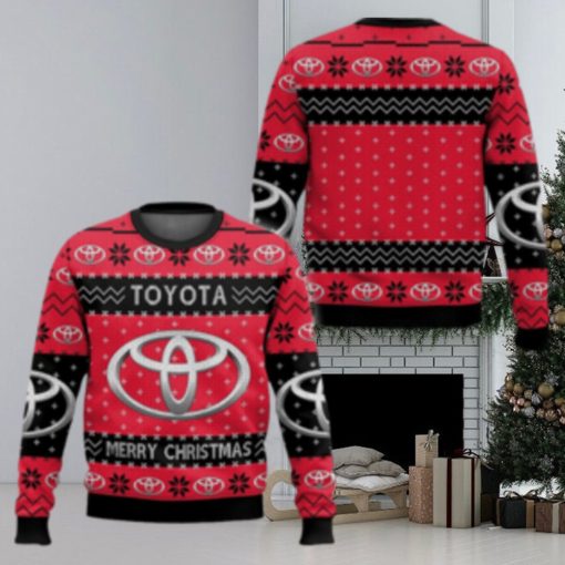 Toyota Logo Style Christmas Knitted Sweater Gift For Holidays