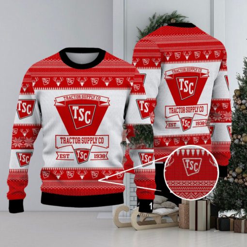 Tractor Supplyco TSC 1938 Logo Brands Ugly Xmas Sweater Gift For Fans