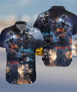 Train Locomotive Unisex Hawaiian Shirt