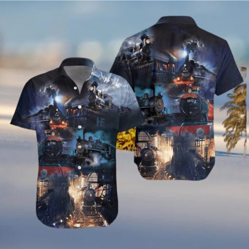 Train Locomotive Unisex Hawaiian Shirt