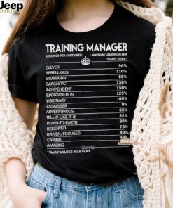 Training manager training manager factors shirt