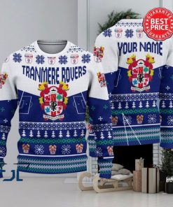 Tranmere Rovers EFL Logo Custom Name Ugly Sweater