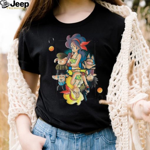 Transformer Card Bulma Goku Dragon Ball shirt